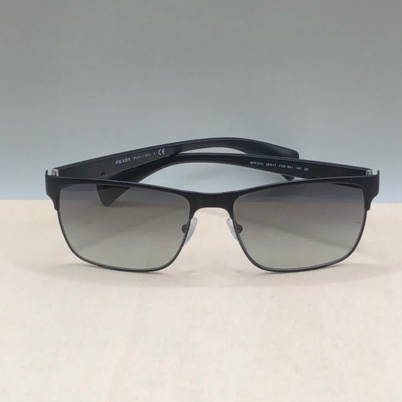 Prada SPR 510 Sunglasses Rectangular Logo Polzarized Italy Authentic - Picture 1 of 12